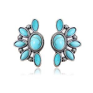 Boho flower earrings M926